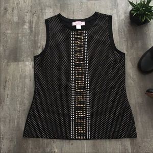 RARE pre-owned H&M x Versace studded tank size 2